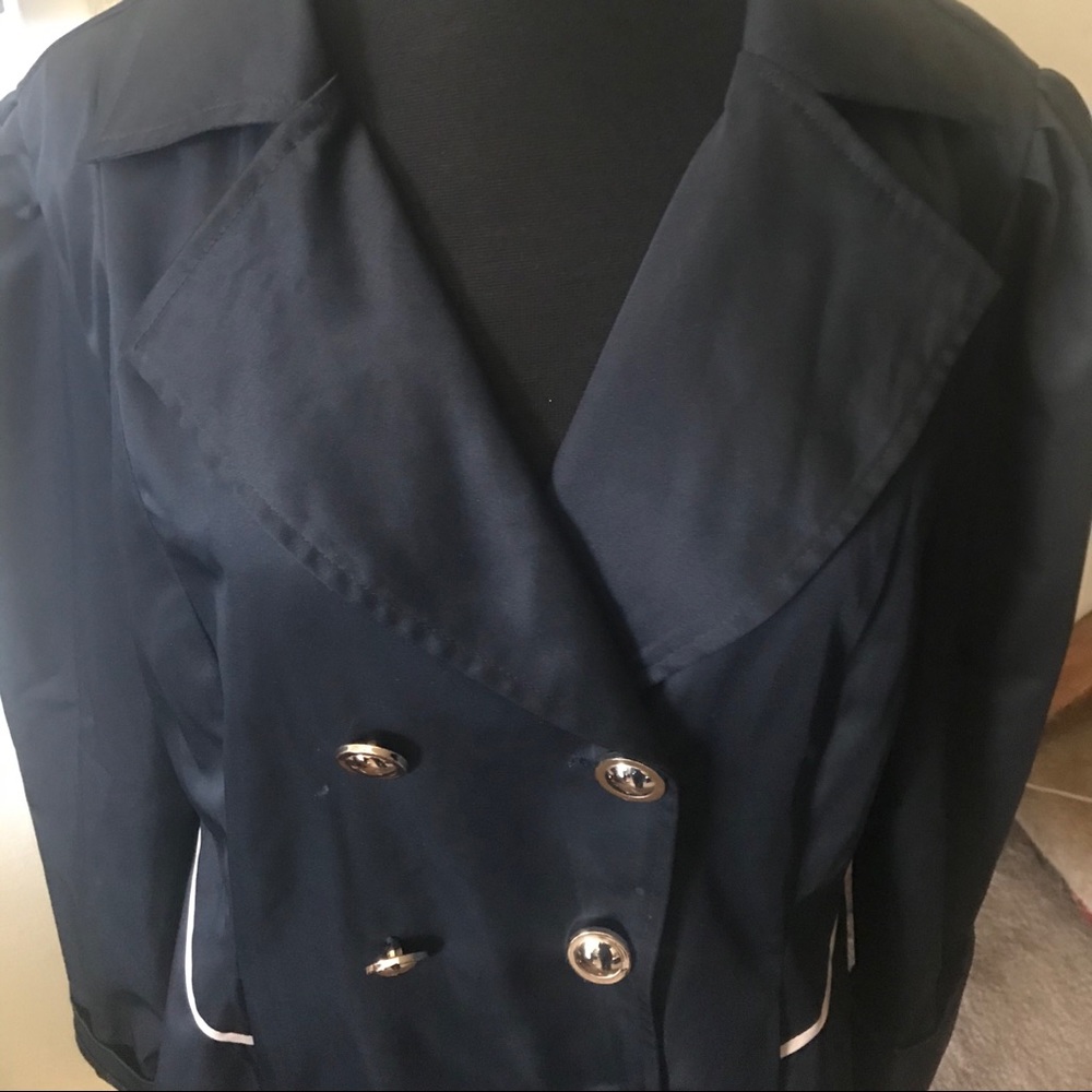 Lightweight Navy double breasted jacket